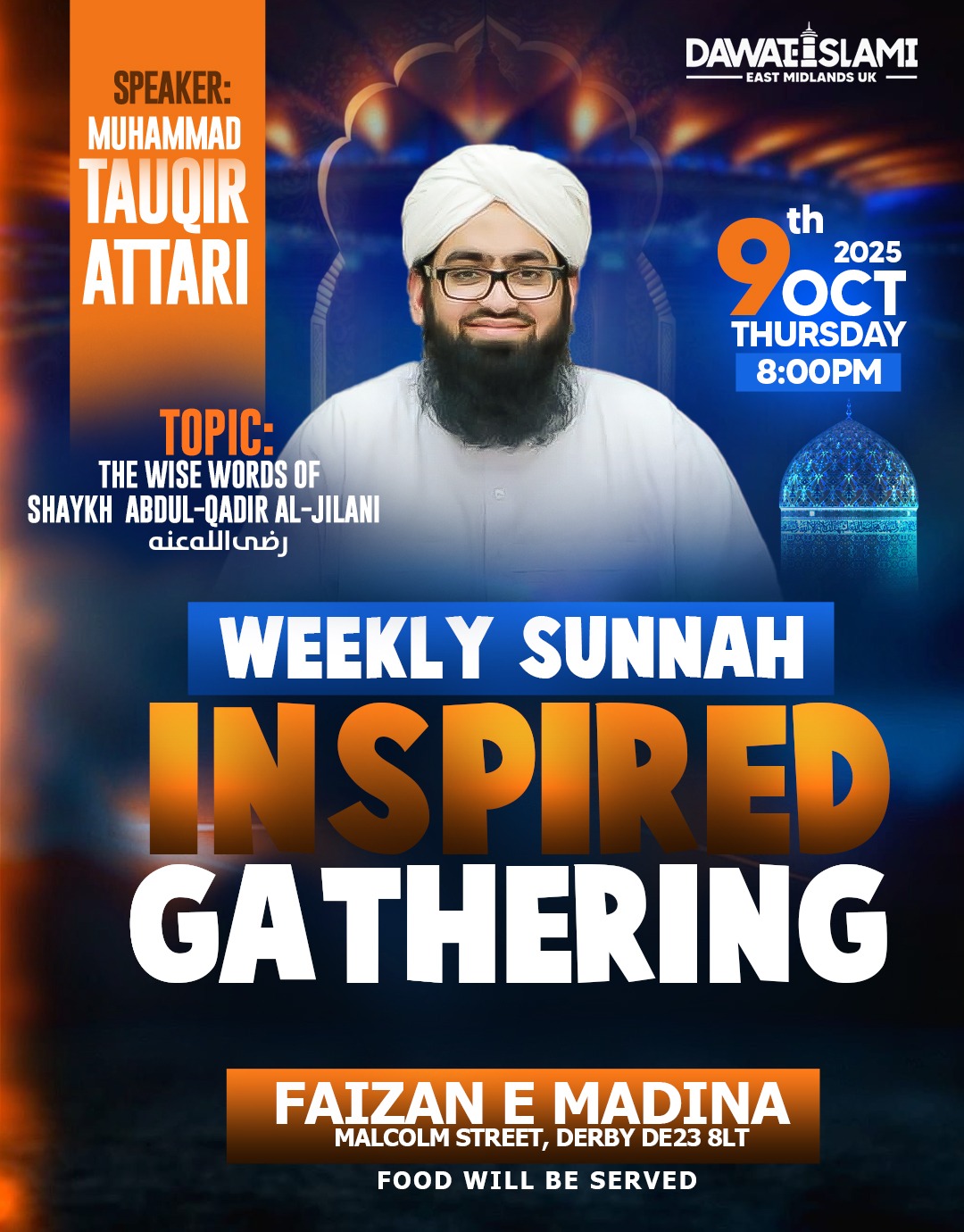 Weekly Sunnah Inspired Gathering Derby